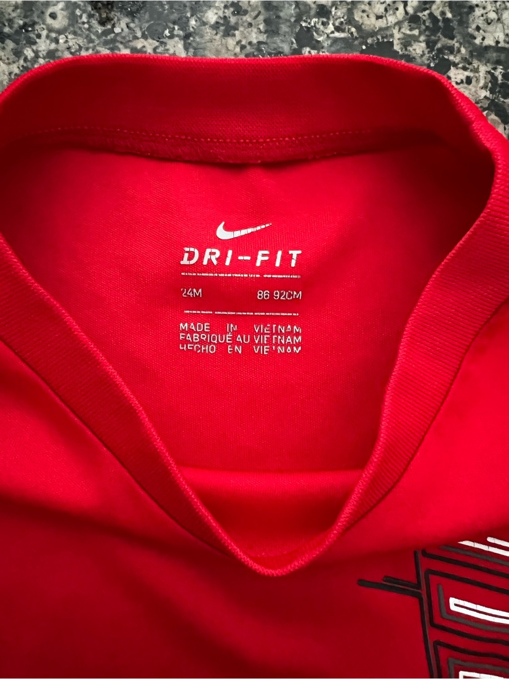 Nike Kids Red and Black Athletic Matching Set - Picture 2 of 4